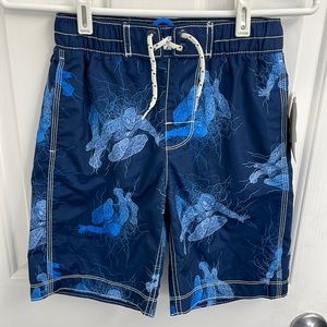 Boys Spider-Man swim suit from the GAP size 8 NWT. Different colors of blue
